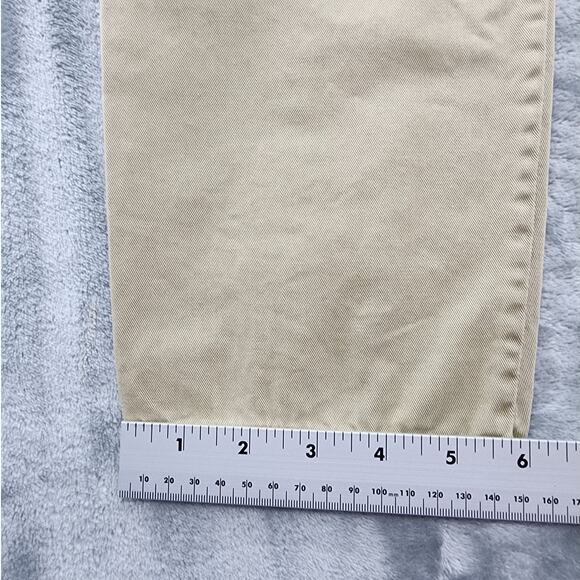 CURRENT/ELLIOTT Pants Womens 24 Tan Khaki Melia High Rise Cotton Canvas Preppy - Picture 8 of 9